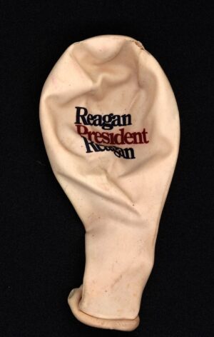 Creator unknown, President [Ronald] Reagan balloon, circa 1980s, from the Jerome O. Herlihy political campaign ephemera collection