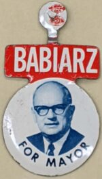 Creator unknown, “[John] Babiarz for Mayor [of Wilmington]” tab, 1960-1968, from the Jerome O. Herlihy political campaign ephemera collection