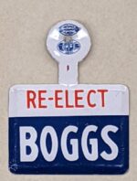 Creator unknown, “Re-elect [J. Caleb] Boggs” tab, 1962-1972, from the Jerome O. Herlihy political campaign ephemera collection