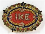 Creator unknown, “Ike” homemade button, 1952-1956, from the Jerome O. Herlihy political campaign ephemera collection