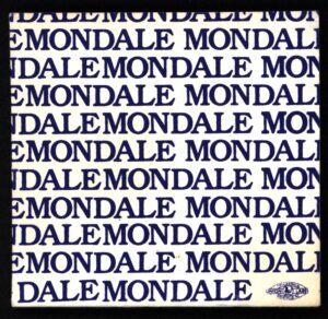 Creator unknown, “[Walter] Mondale [for President]” paper coaster, 1984, from the Jerome O. Herlihy political campaign ephemera collection