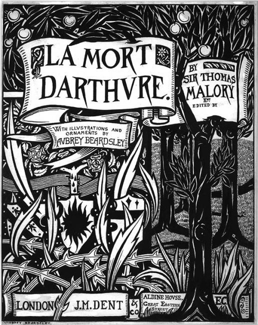 Le Morte Darthur, design for the cover