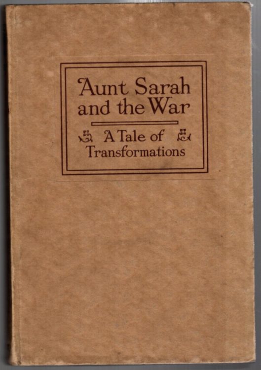 Aunt Sarah & the war: a tale of transformations  Typewritten letter signed to Wilfird Meynell