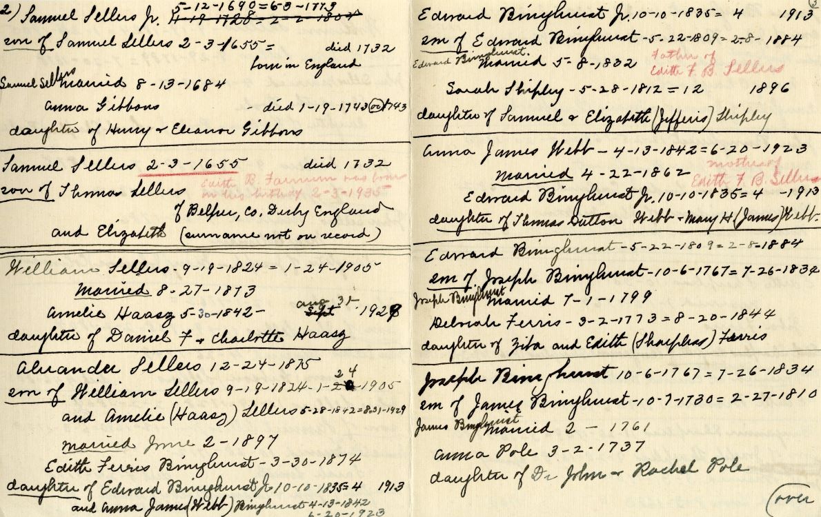Genealogy Notes