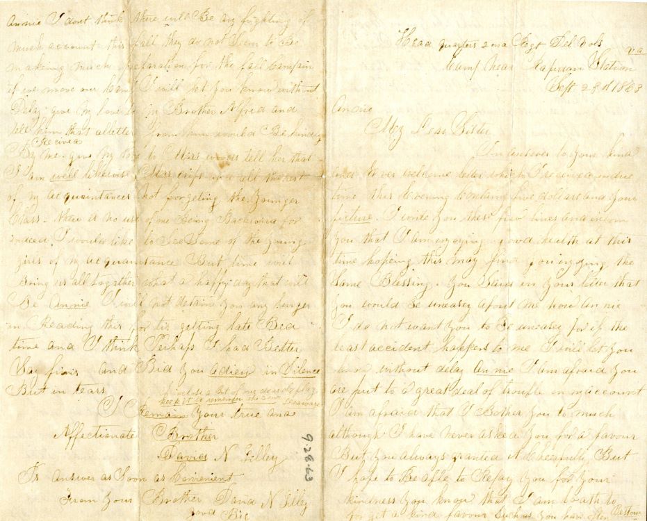 Letter from David Lilley