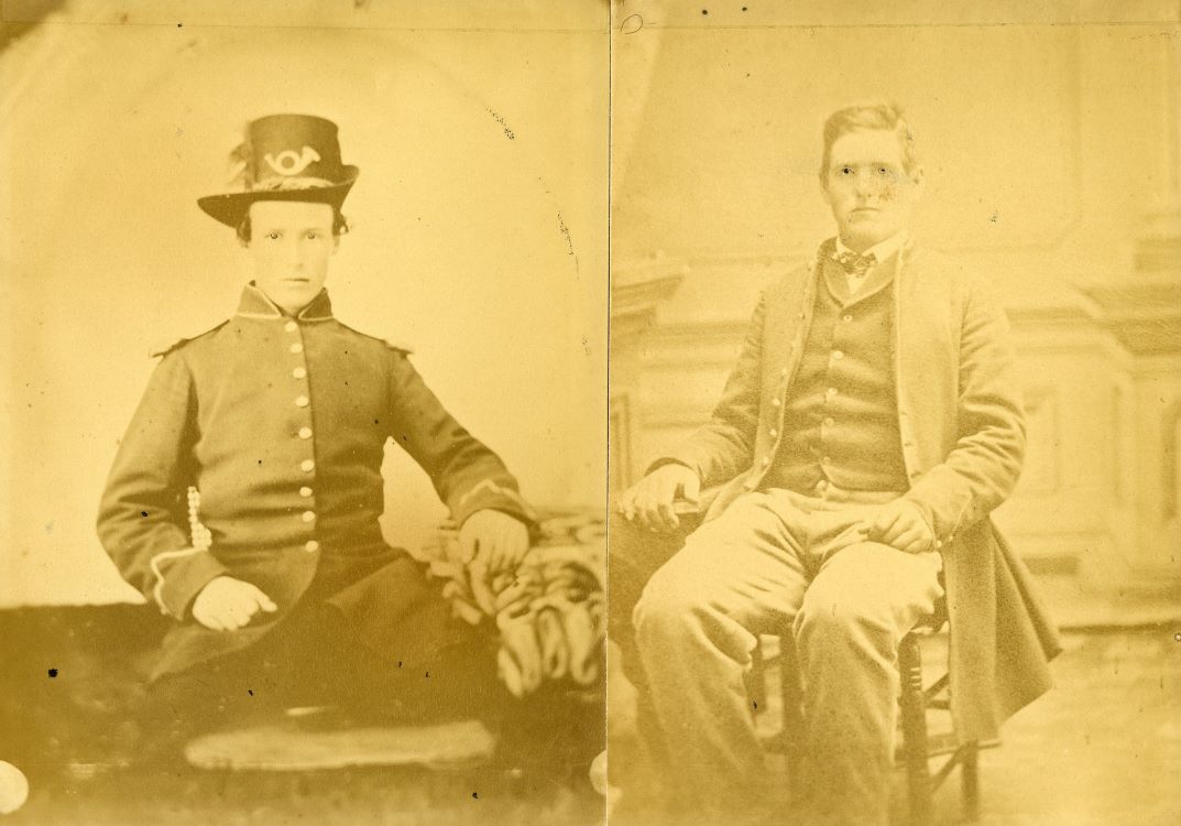 Photographs of George and Enos Pierce