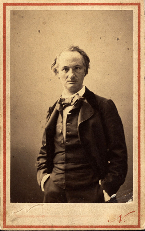 Nadar (Gaspard-Félix Tournachon), (French, 1820–1910). Charles Baudelaire, 1862. Albumen carte-de-visite.