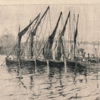 Coal Barges Unloading, 1872