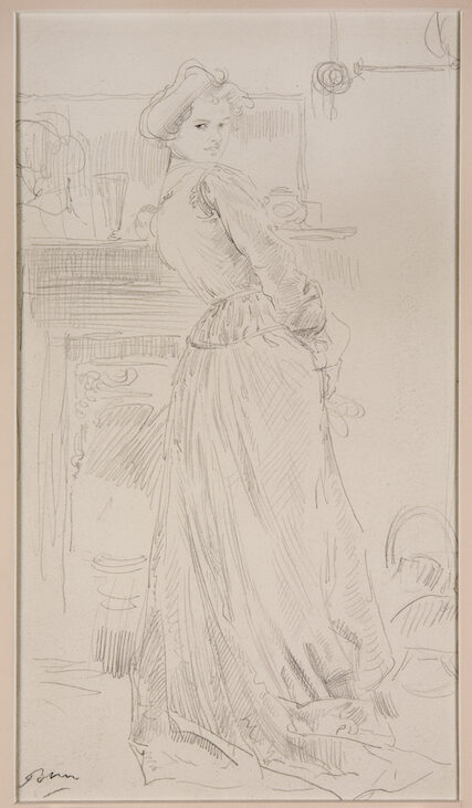 Augustus John (Welsh, 1878–1961). Ida Nettleship, 1899–1900. Pencil on paper. Mark Samuels Lasner Collection.