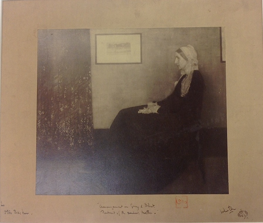 John Robert Parsons? (Irish, c. 1826–1909), after James McNeill Whistler (American, 1834–1903). Arrangement in Grey and Black: Portrait of the Painter’s Mother, c. 1872. Albumen print. Mark Samuels Lasner Collection