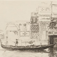 A Watergate in Venice, 1883. Etching on paper. Delaware Art Museum, Gift of Helen Farr Sloan, 1978.