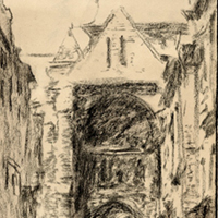 St. Jacques, Dieppe from the Rue Pecquet, c. 1900