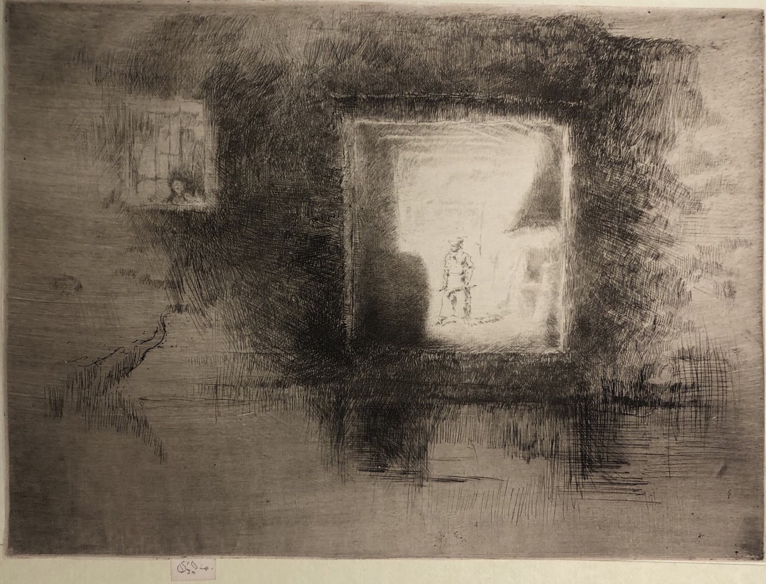 James McNeill Whistler (American, 1834–1903). Nocturne, Furnace, 1879–1880. Etching on paper. Special Collections, A. J. Rosenfeld Etchings Collection.
