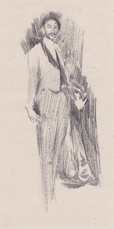 Beatrix Whistler (British, 1857–1896). Count Robert de Montesquiou, 1894. Lithograph on paper. Mark Samuels Lasner Collection. Recent Acquisition.