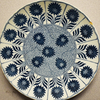 Dinner plate, c. 1878