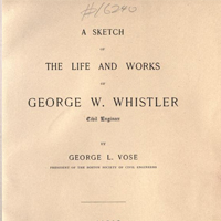 A Sketch of the Life and Works of George W. Whistler, Civil Engineer. Boston: Lee and Shepard; New York, C. T. Dillingham, 1887