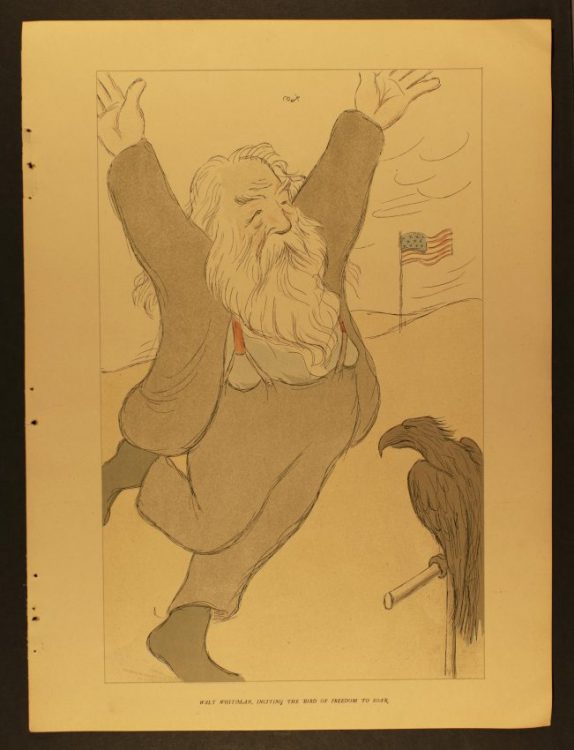 “Walt Whitman Inciting the Bird of Freedom to Soar,” in The Poet’s Corner. London: Penguin Books Ltd, 1943.