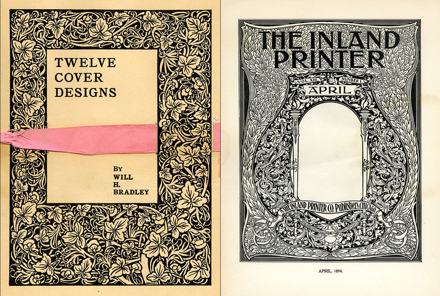 Twelve Cover Designs By Will H. Bradley