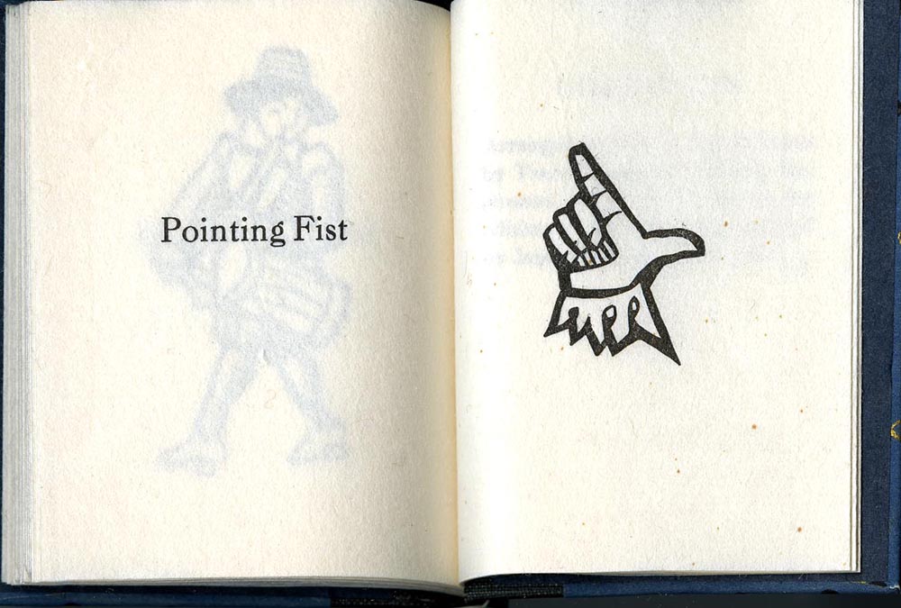 “Pointing Fist,” The Chap-Book Cuts of Will Bradley