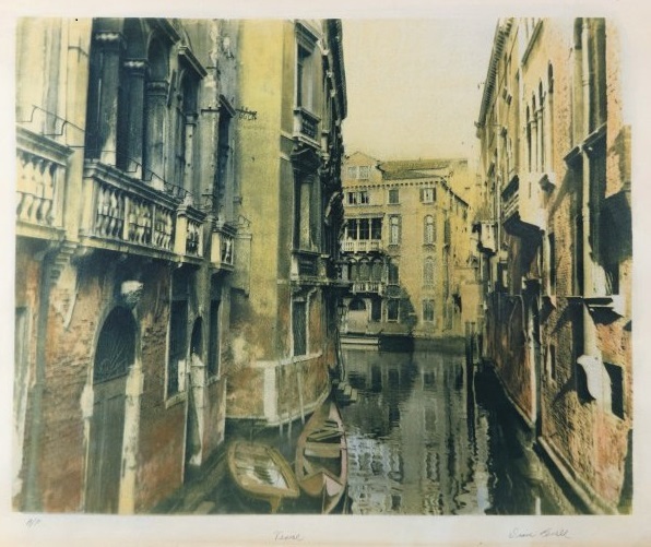 Diane Levell (American, b. 1946), Venice, 1989, cyanotype and gum bichromate, monoprint, A/P. Museums Collections. (courtesy of the artist)