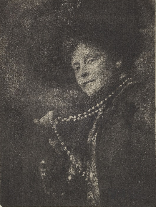 Gertrude Käsebier (American, 1852-1934), Mrs. J. Montgomery Sears, 1903, gum bichromate. Museums Collections, Gift of Philip B and Laura T Shevlin.