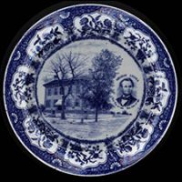 Picture of collectible Lincoln plate
